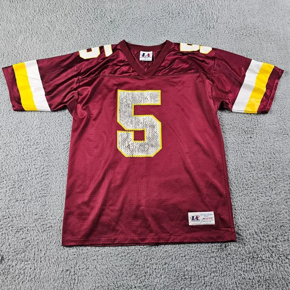 Vintage Washington Redskins Jersey Men Medium Shuler #5 Logo Athletic Commanders